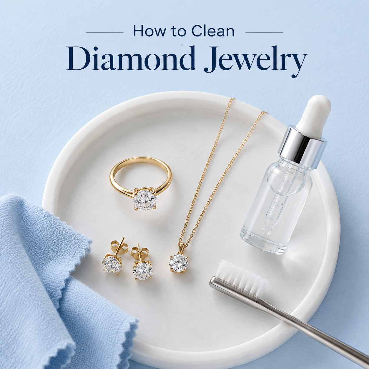How to Clean Diamond Jewelry