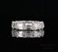Emerald Cut Diamond Eternity Band, Lab Grown Diamond Wedding Ring, Full Eternity Band, Baguette Style Diamond Ring, Anniversary Ring
