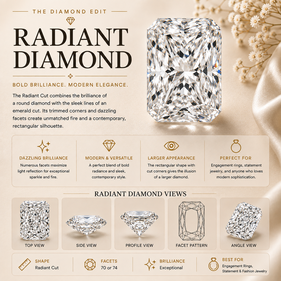 Radiant diamond