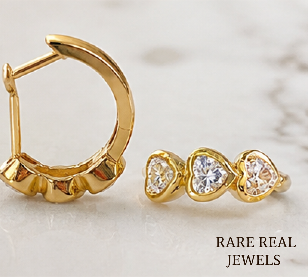 Heart Cut Lab Grown Diamond Huggie Hoop Earrings, Yellow Gold Heart Diamond Earrings, Minimalist Bridal Jewelry, Gift For Her