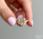 Pear Cut Lab Grown Diamond Engagement Ring, Yellow Gold Bypass Solitaire Ring, Modern Bridal Ring, Unique Proposal Ring