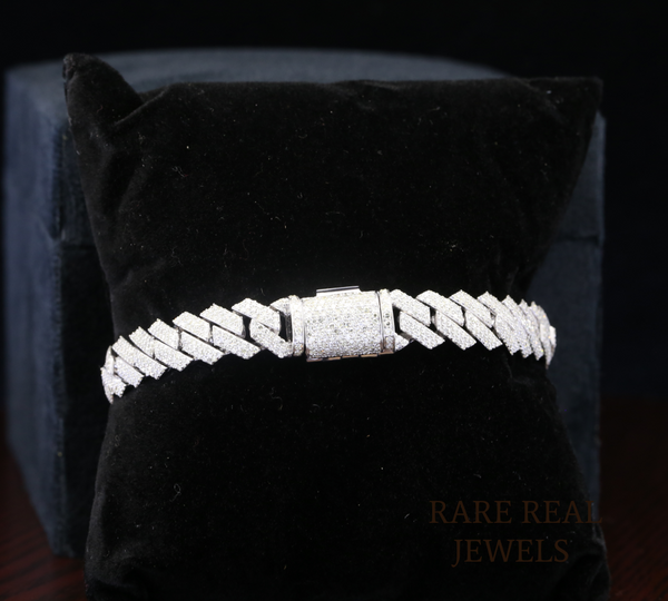 Diamond Tennis Bracelet, Chevron Link Diamond Bracelet, Pave Diamond Bracelet, Luxury White Gold Bracelet, Statement Bridal Jewelry, Gift