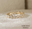 1.20CT Pear Cut Eternity Band, Yellow Gold Wedding Ring, Lab-Grown Stackable Bridal Band