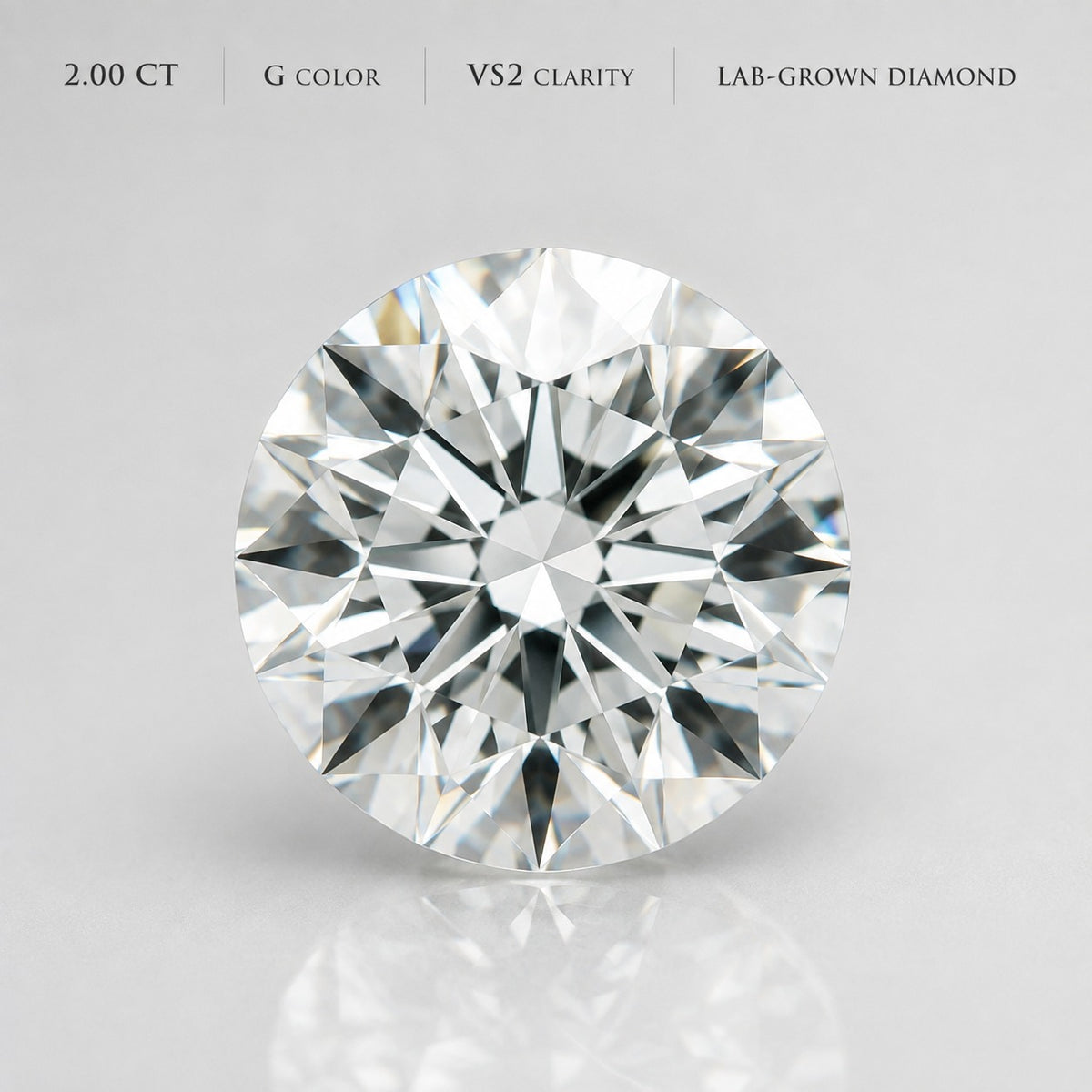 1.00 CT (2 pc) ROUND  LAB GROWN DIMOAND Main image