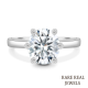  1.00 ct Round Lab Diamond Engagement Ring