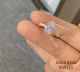 2.00CT Oval Lab Grown Diamond Engagement Ring: 10K Yellow Gold Hidden Halo Pavé Band