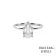 3.00ct Pear Moissanite Engagement Ring: Yellow Gold Solitaire