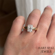 Radiant Cut 1.50CT Lab Grown Diamond Solitaire Ring - Yellow Gold