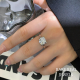 Round  shape Lab Grown Diamond Engagement Ring