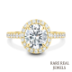 Lab Grown Diamond Engagement Ring: 1.50 CTW