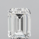 Emerald Cut Diamond D Color VS2 Clarity Certified Loose Diamond