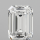 Emerald Cut Diamond D Color VVS2 Clarity Certified Loose Diamond