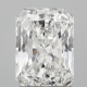 1.38 CT Radiant Cut Diamond F Color IF Clarity Certified Loose Diamond