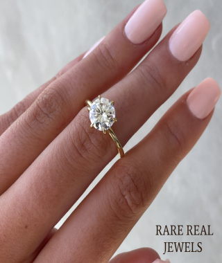 1.50ct Lab Diamond Prong Setting Ring