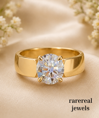 Round Lab Grown Diamond Engagement Ring