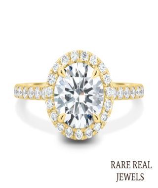 Lab Grown Diamond Engagement Ring: 1.50 CTW