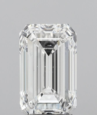 Emerald Cut Diamond D Color VS2 Clarity Certified Loose Diamond