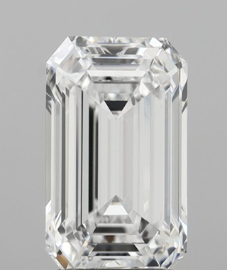 Emerald Cut Diamond D Color VVS2 Clarity Certified Loose Diamond