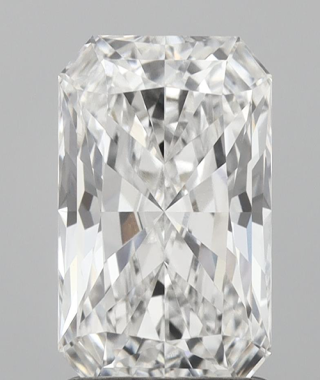 1.38 CT Radiant Cut Diamond F Color IF Clarity Certified Loose Diamond